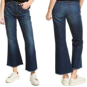 NWT Veronica Beard “Sandi” high rise cropped flare jeans